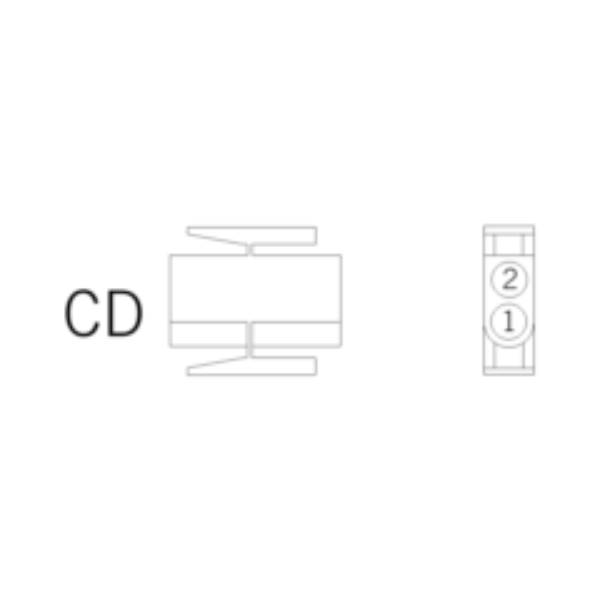 Ersatzstecker CD 2-polig-nt