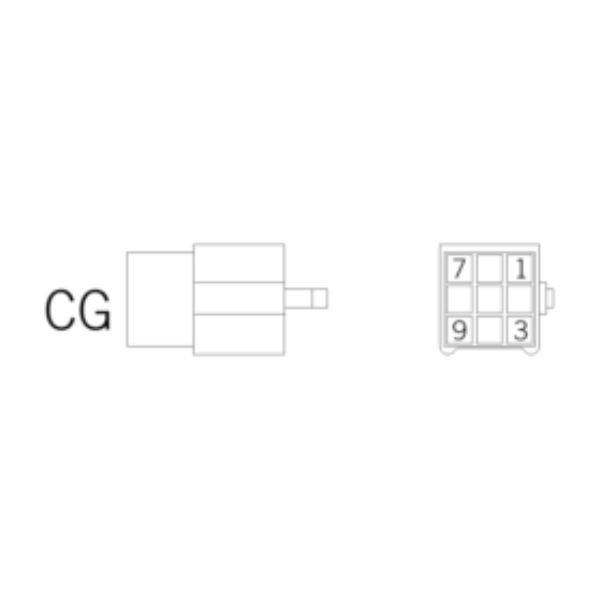 Ersatzstecker CG 9-polig-nt