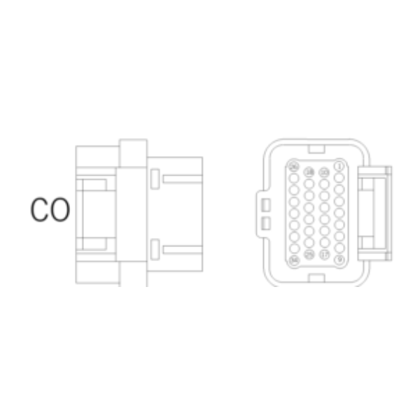 Ersatzstecker CO 34-polig-bl