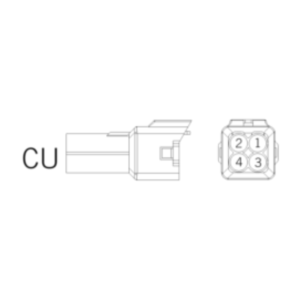 Ersatzstecker CU 4-polig-nt