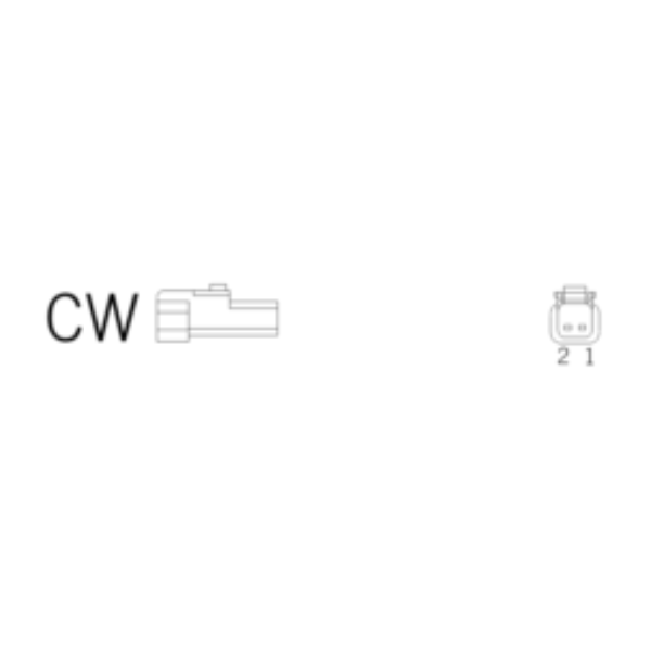 Ersatzstecker CW 2-polig-wh