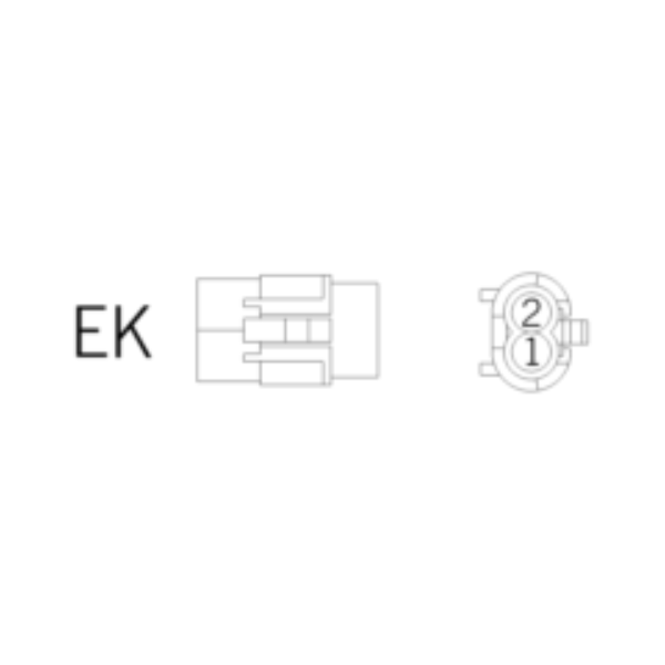 Ersatzstecker EK 2-polig-nt