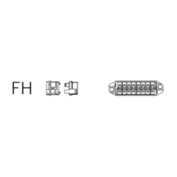 Ersatzstecker FH 16-polig-bl