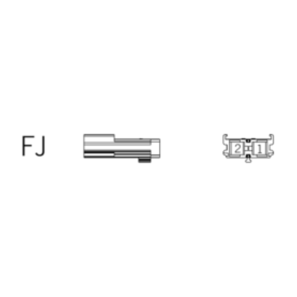 Ersatzstecker FJ 2-polig-bl