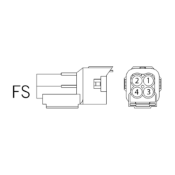 Ersatzstecker FS 4-polig-nt