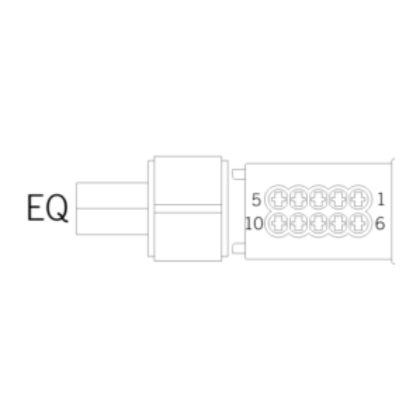 Ersatzstecker EQ 10-polig-bl