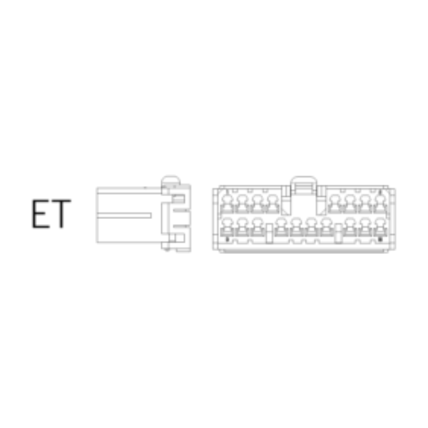Ersatzstecker ET 18-polig-wh