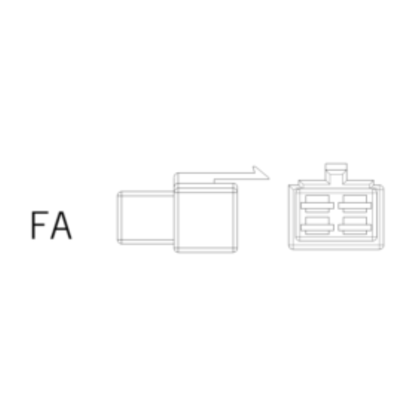 Ersatzstecker FA 4-polig-nt