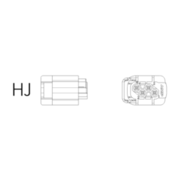 Ersatzstecker HJ 4-polig-bl