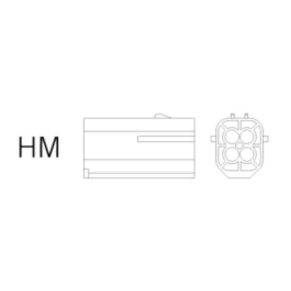 Ersatzstecker HM 4-polig-bl