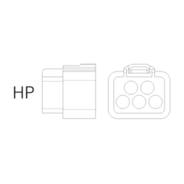 Ersatzstecker HP 5-polig-gr