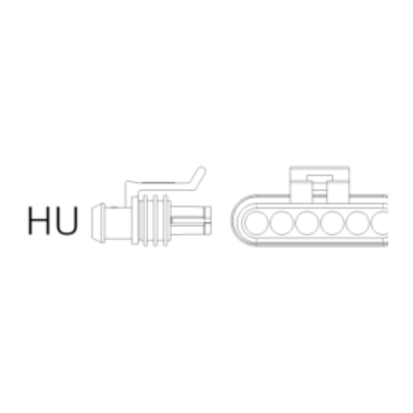 Ersatzstecker HU 6-polig-bl