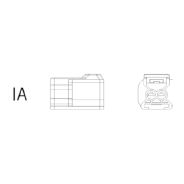 Ersatzstecker IA 2-polig-wh