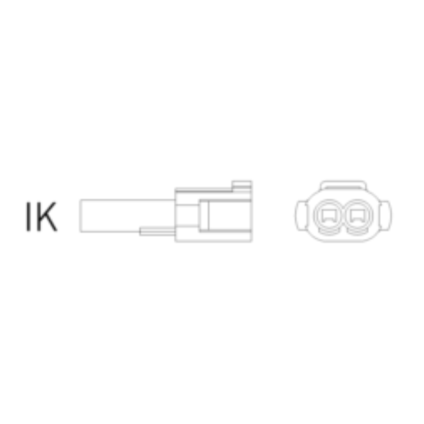 Ersatzstecker IK 2-polig-bl