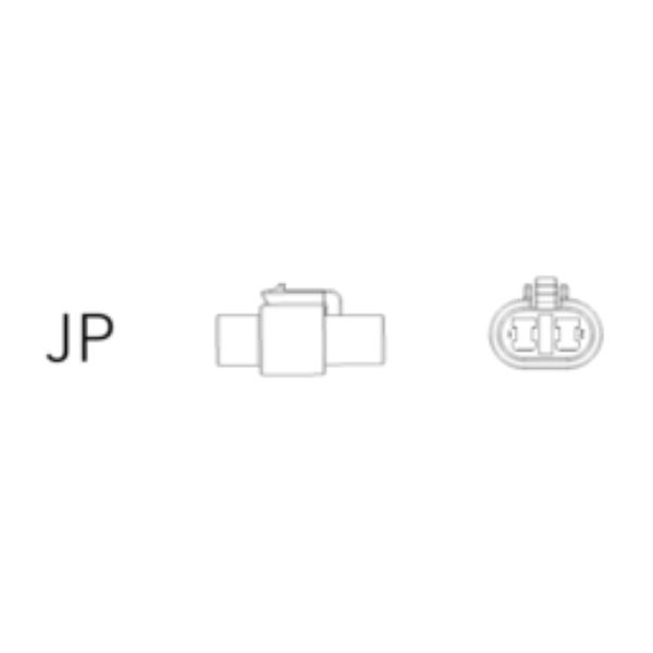 Ersatzstecker JP 2-polig-bu