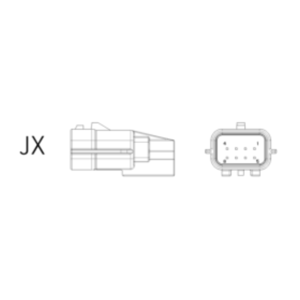 Ersatzstecker JX 8-polig-bl