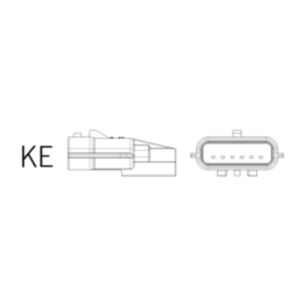Ersatzstecker KE 6-polig-bl