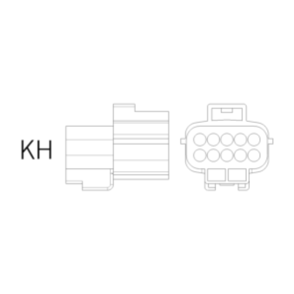 Ersatzstecker KH 10-Polig-bl