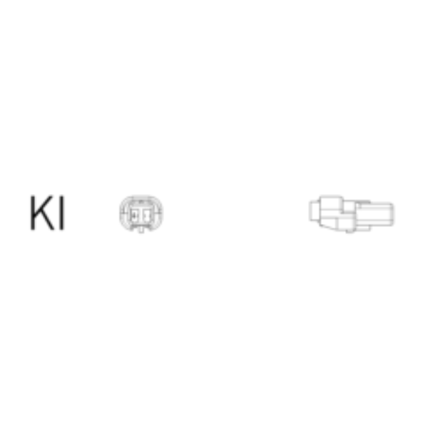 Ersatzstecker KI 2-polig-bl