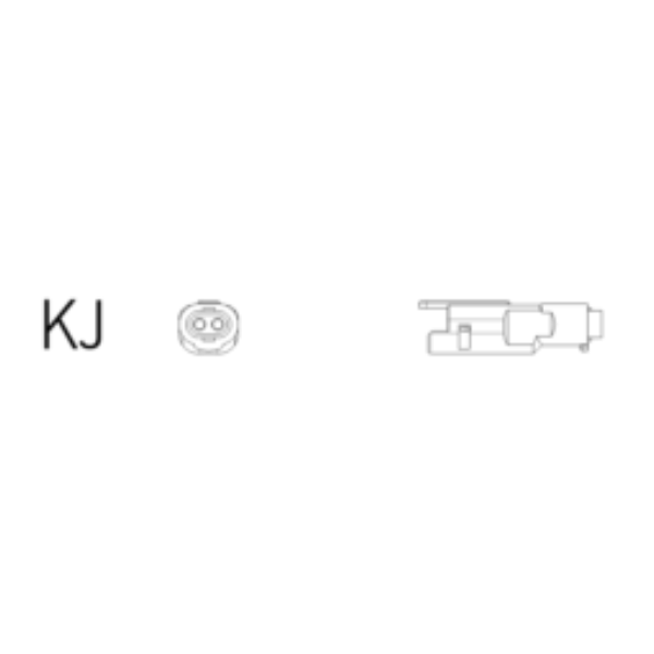 Ersatzstecker KJ 2-Polig-bl
