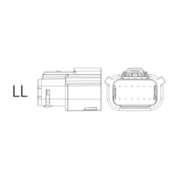 Ersatzstecker LL 12-polig-bl