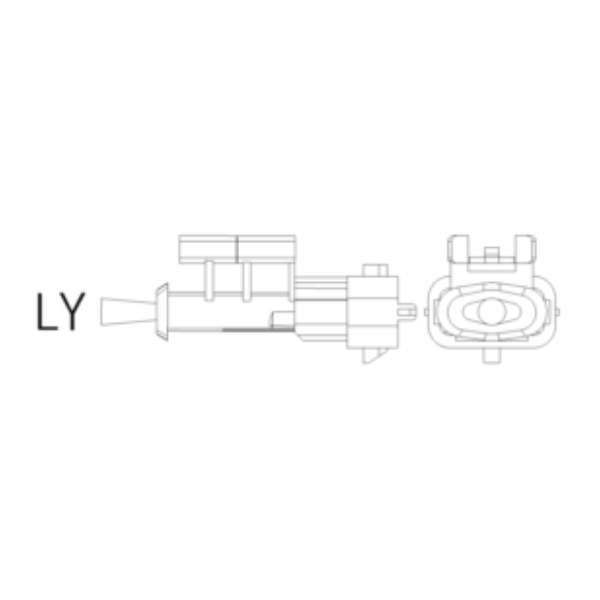 Ersatzstecker LY 3-polig-bl