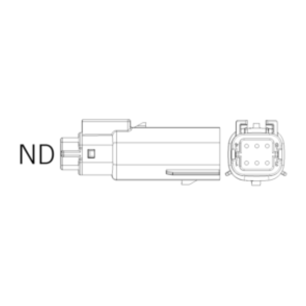 Ersatzstecker ND 6-polig-bl