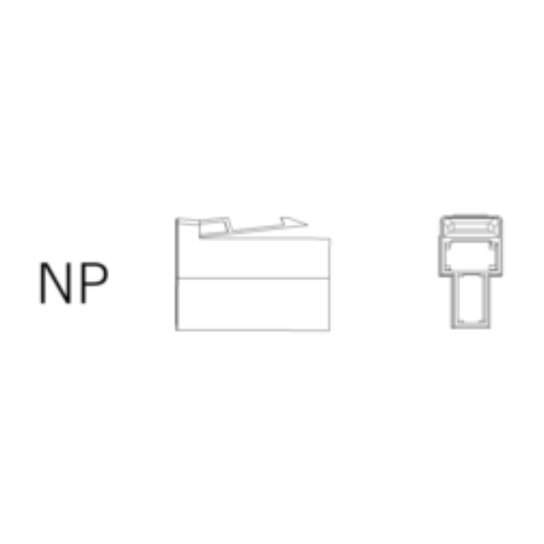 Ersatzstecker NP 2-polig-nt