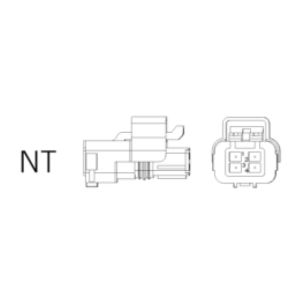 Ersatzstecker NT 4-polig-bl