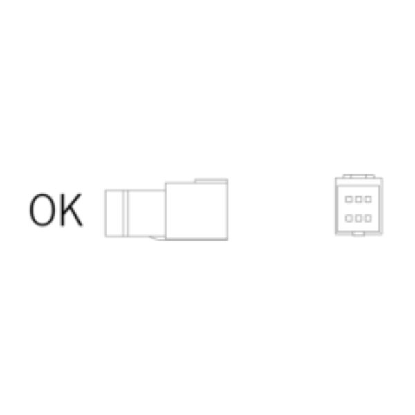 Ersatzstecker OK 6-polig-bl