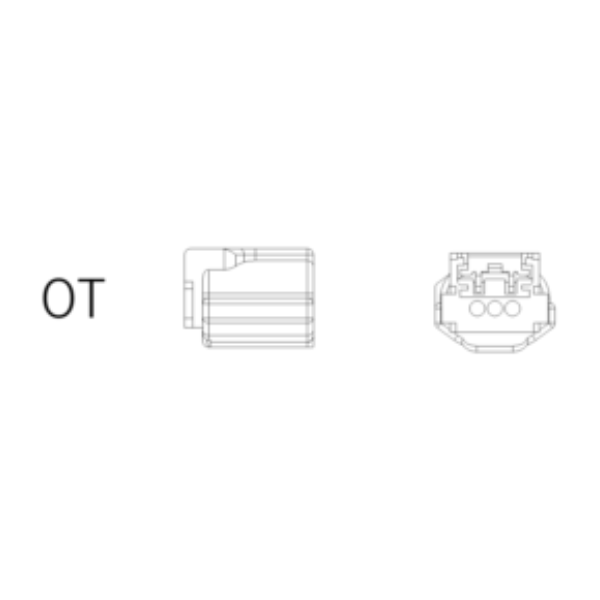 Ersatzstecker OT 3-polig-bl