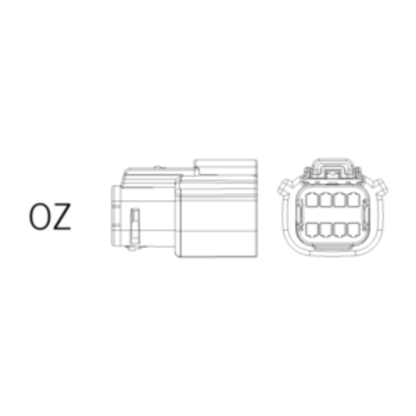 Ersatzstecker OZ-8 polig-bl