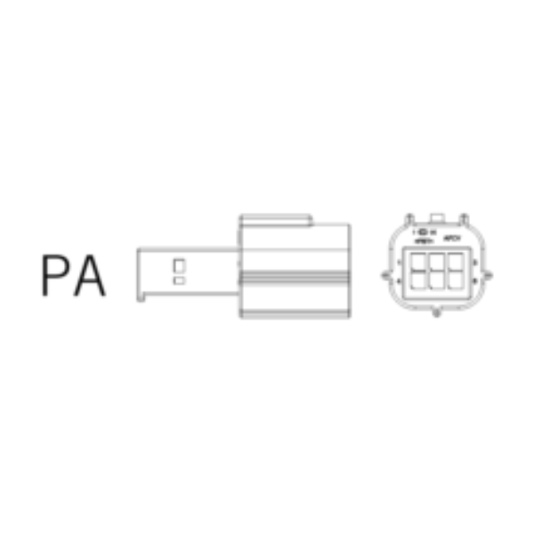Ersatzstecker PA 6-polig-rd