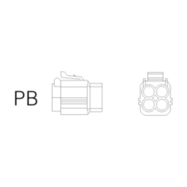 Ersatzstecker PB 4-polig-bl