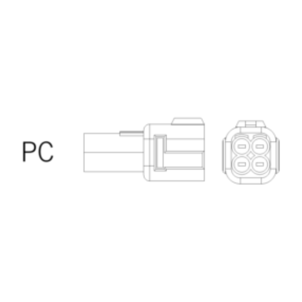 Ersatzstecker PC 4-polig-bl