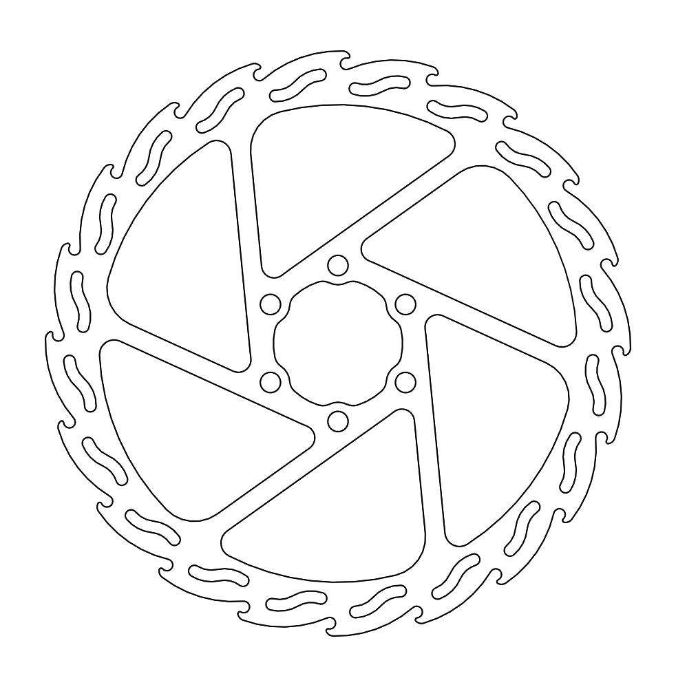 MOTO-MASTER - FLAME Fixed Disc 300mm front left