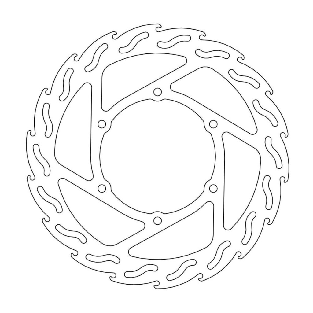 MOTO-MASTER - FLAME Fixed Disc 300mm front left