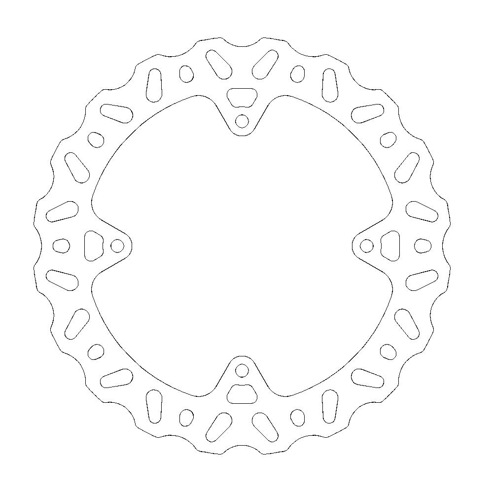MOTO-MASTER - NITRO Fixed Disc 210mm rear