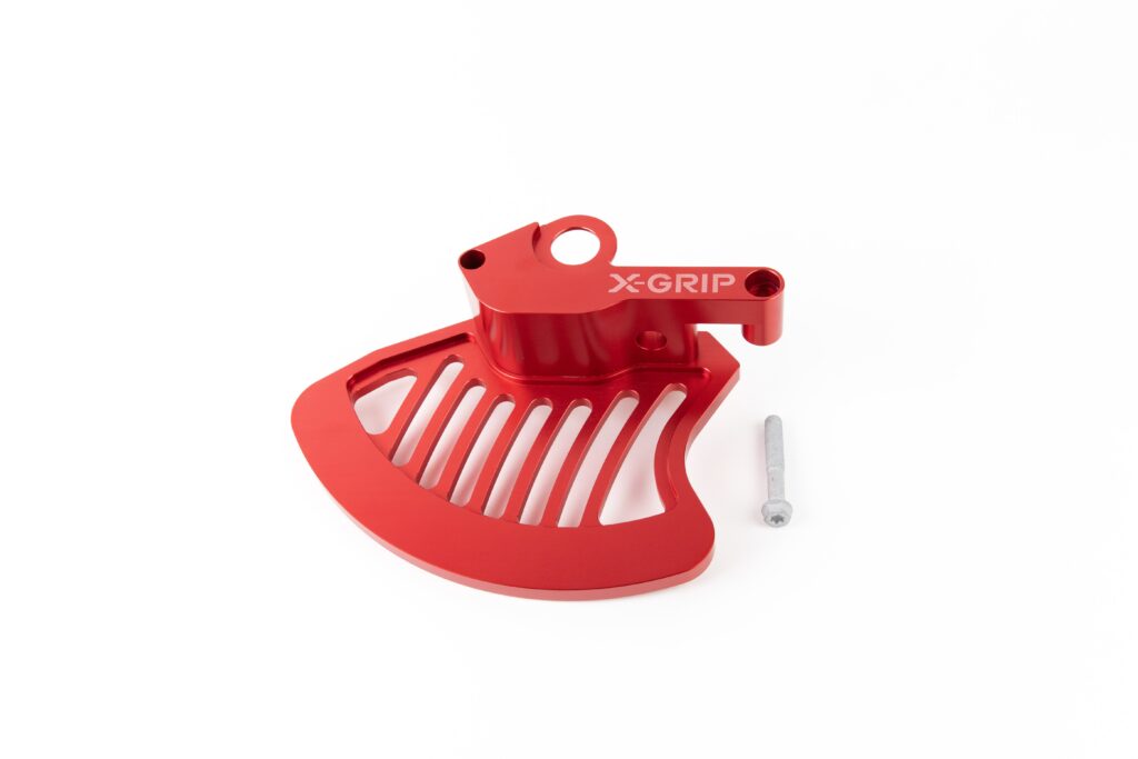 X-GRIP Bremsscheiben-Schutz, rot, vorne