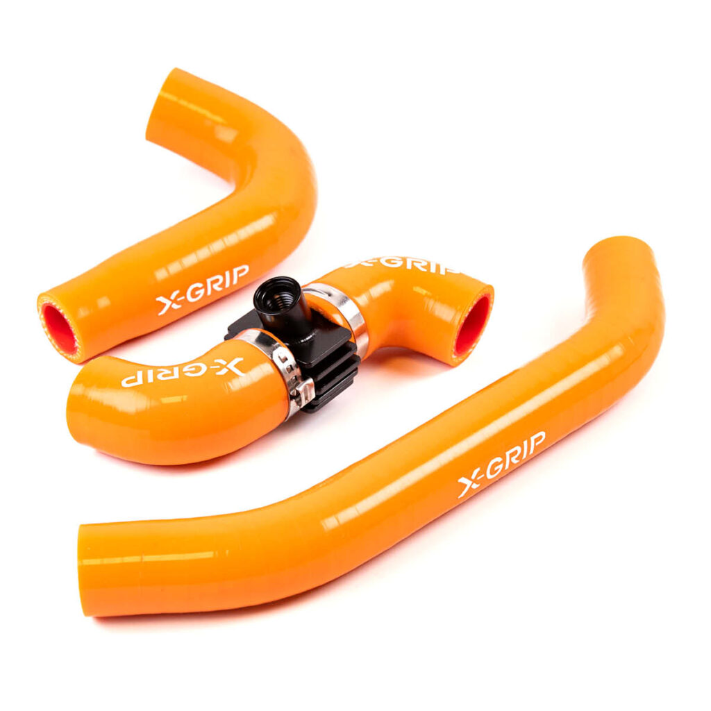 X-GRIP Silikon Kühlerschlauch, orange
