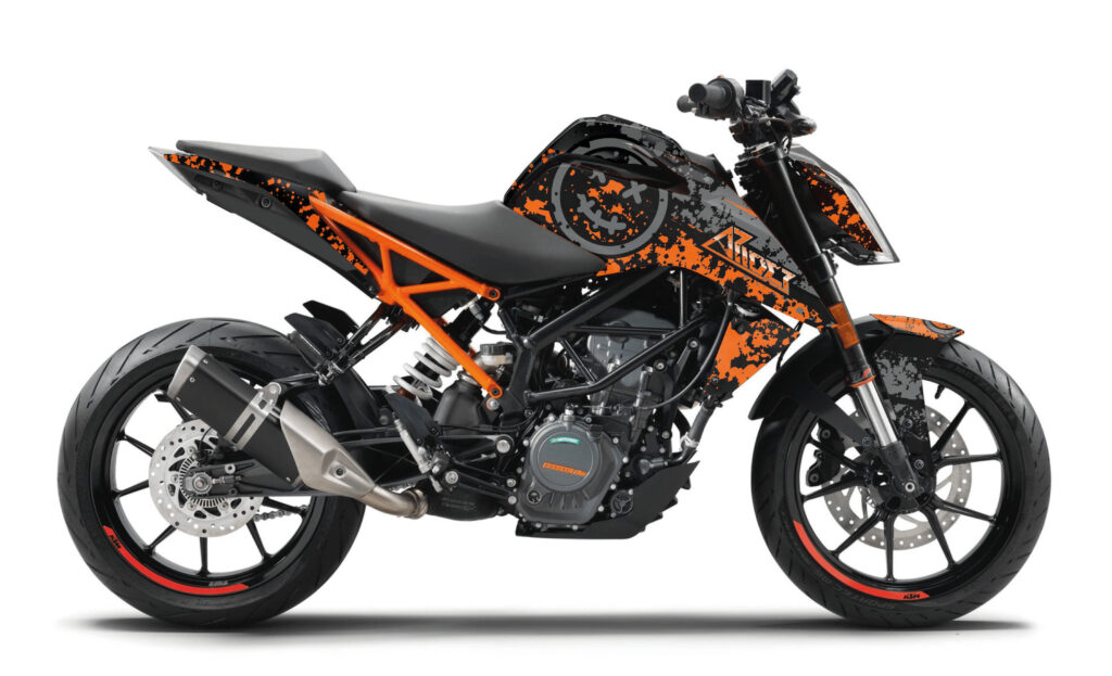 Dekor KTM Duke 125- Smiley Edition
