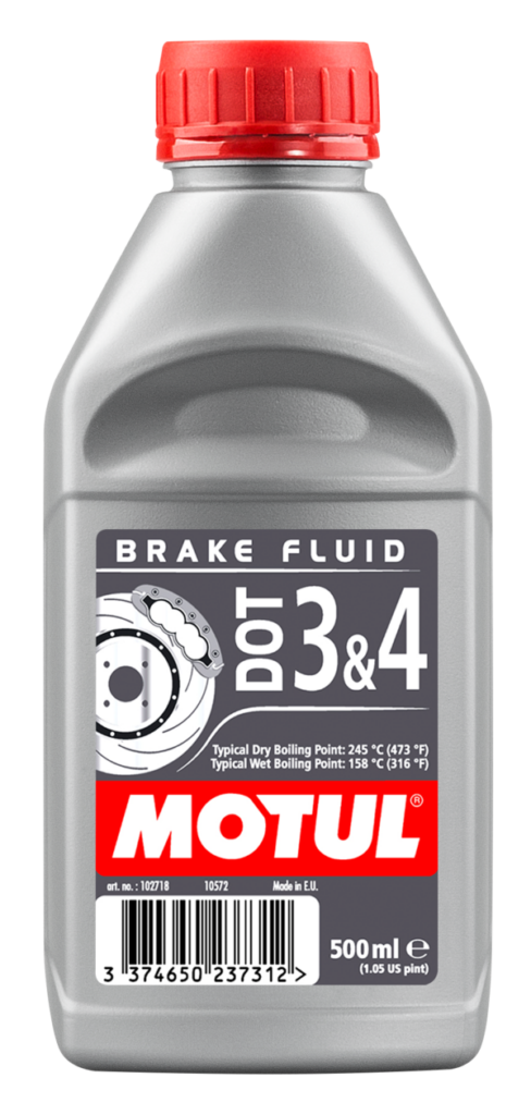 MOTUL Bremsflüssigkeit DOT 3+4, vollsynthetisch 500 ml