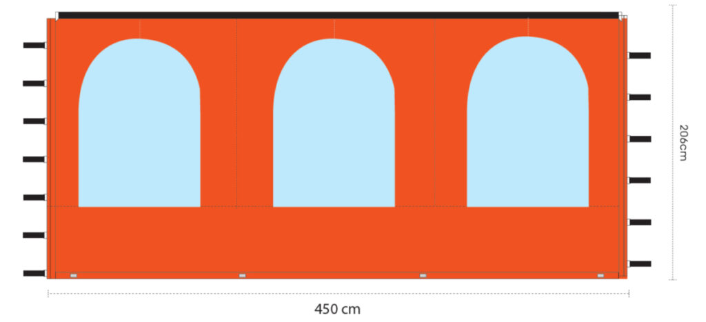 Side Panel 6m (with Window)