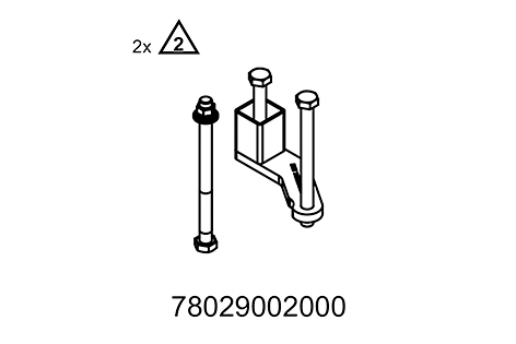 Halter und Aufnahme für Montagebock