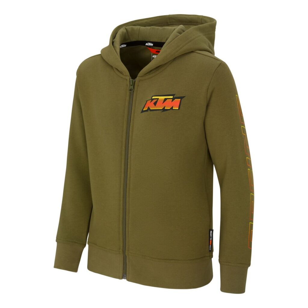 Racing Hoodie mit Reißverschluss Kinder