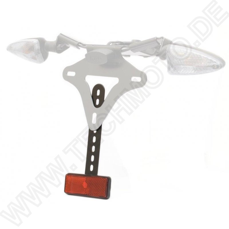 R&G Kennzeichenhalter Reflektor Kit Standard mit E-Zeichen