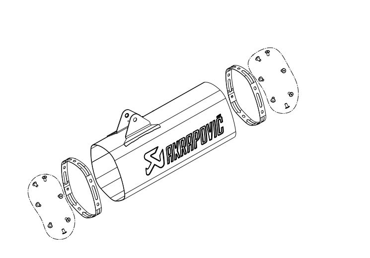 Schalldämpferhülle