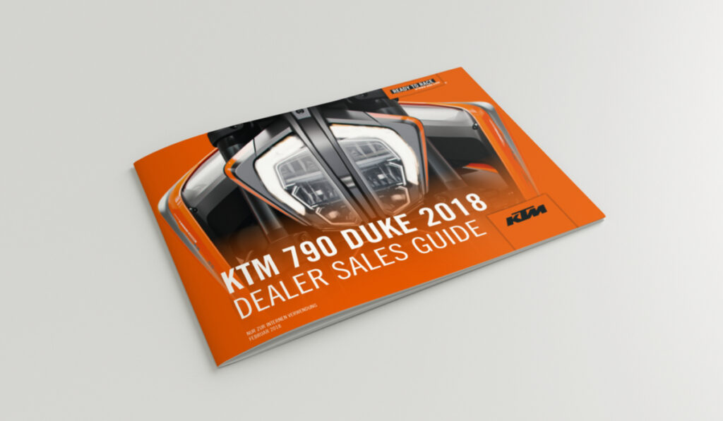 Dealer Sales Guide 790 Duke MY18 Englisch