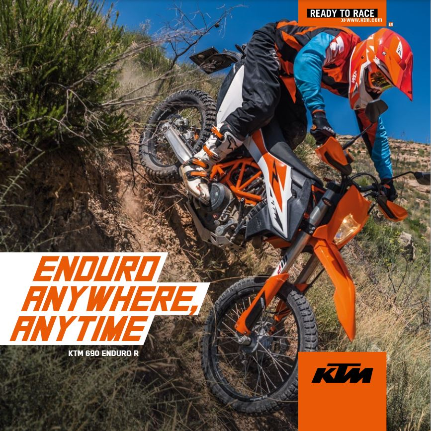 690 Enduro R Folderposter 2019 Französisch (Frankreich)