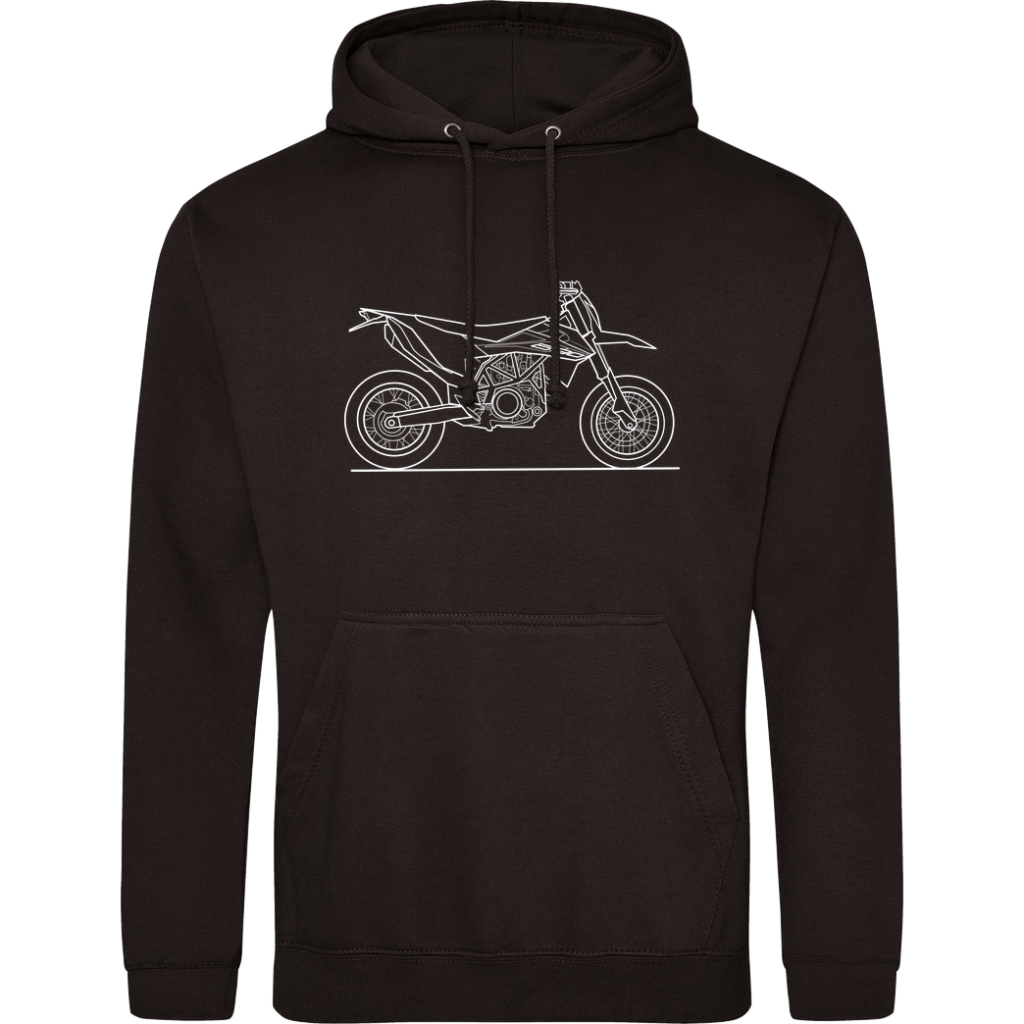 BSO - 690 SMC-R - LOGO - WHITE - HOODIE